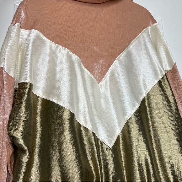 Zara Color Block Hooded Zip Front Jacket Windbreaker size large - Picture 11 of 14